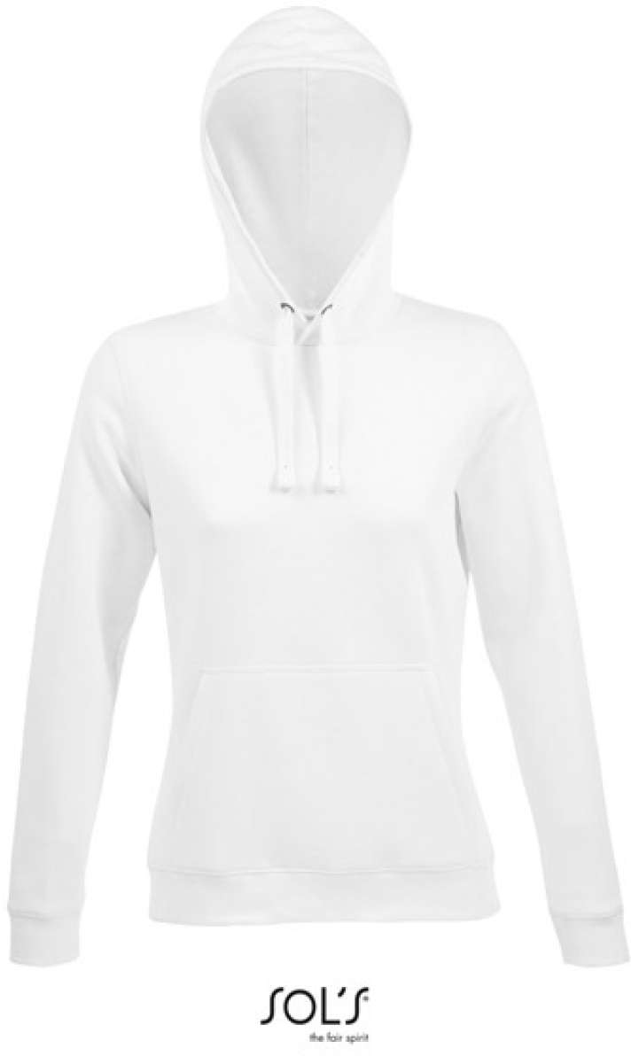 Sol's Spencer Women - Hooded Sweatshirt - biela