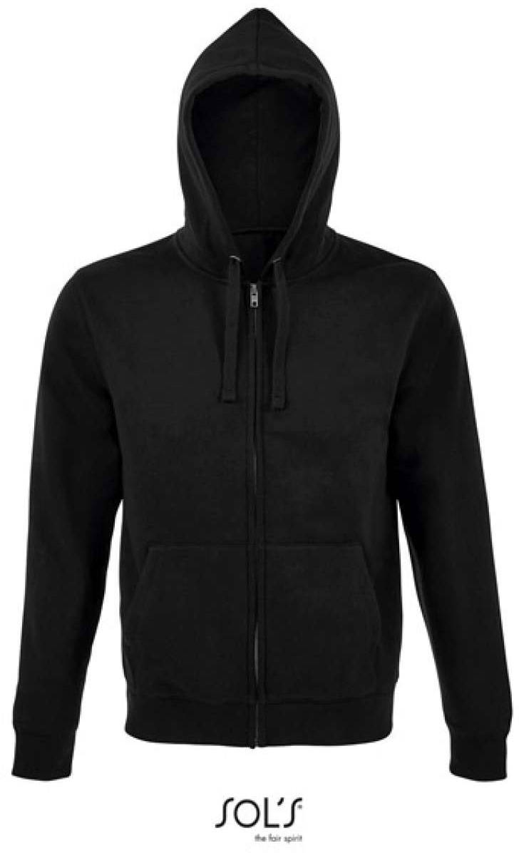 Sol's Spike Men - Zip Hoodie - čierna