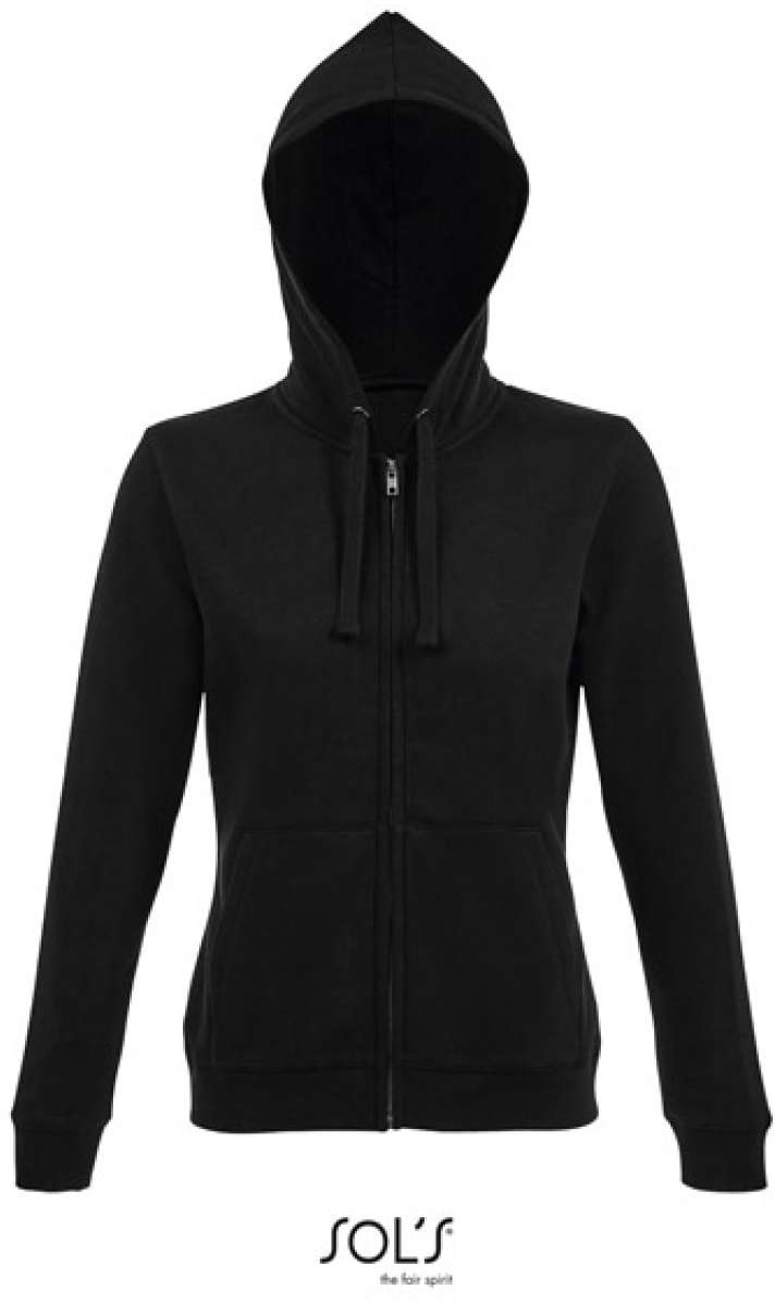 Sol's Spike Women - Zip Hoodie - Sol's Spike Women - Zip Hoodie - Black