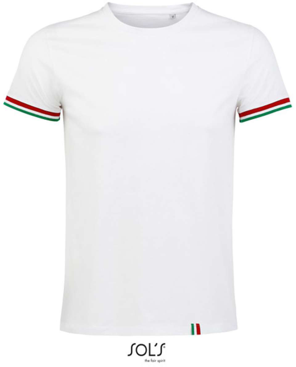 Sol's Rainbow Men - Short Sleeve T-shirt - bílá