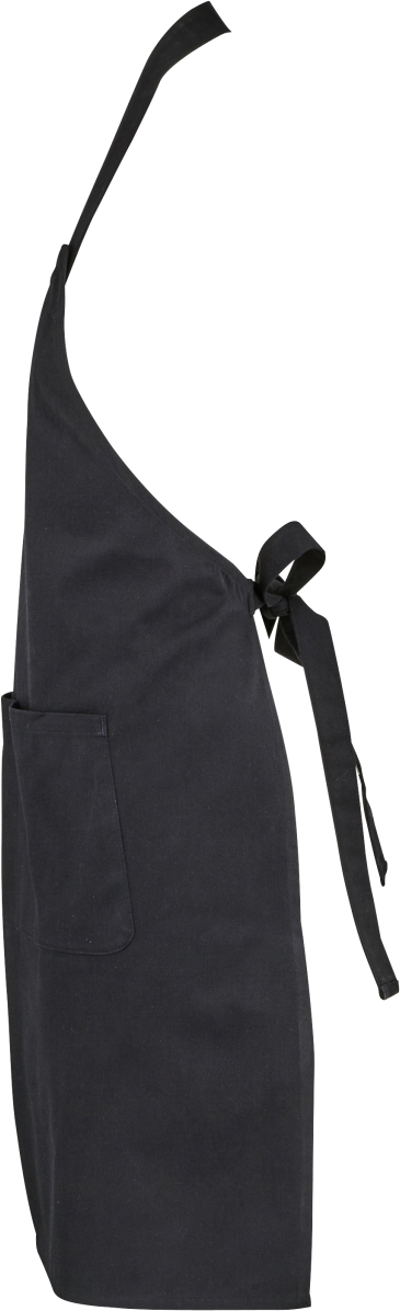 Sol's Gamma - Bib Apron With Pockets - černá