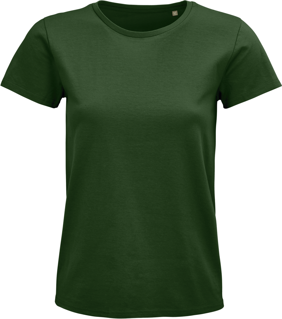 Sol's Pioneer Women - Round-neck Fitted Jersey T-shirt - zelená