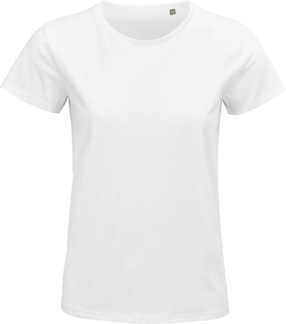 Sol's Pioneer Women - Round-neck Fitted Jersey T-shirt - bílá