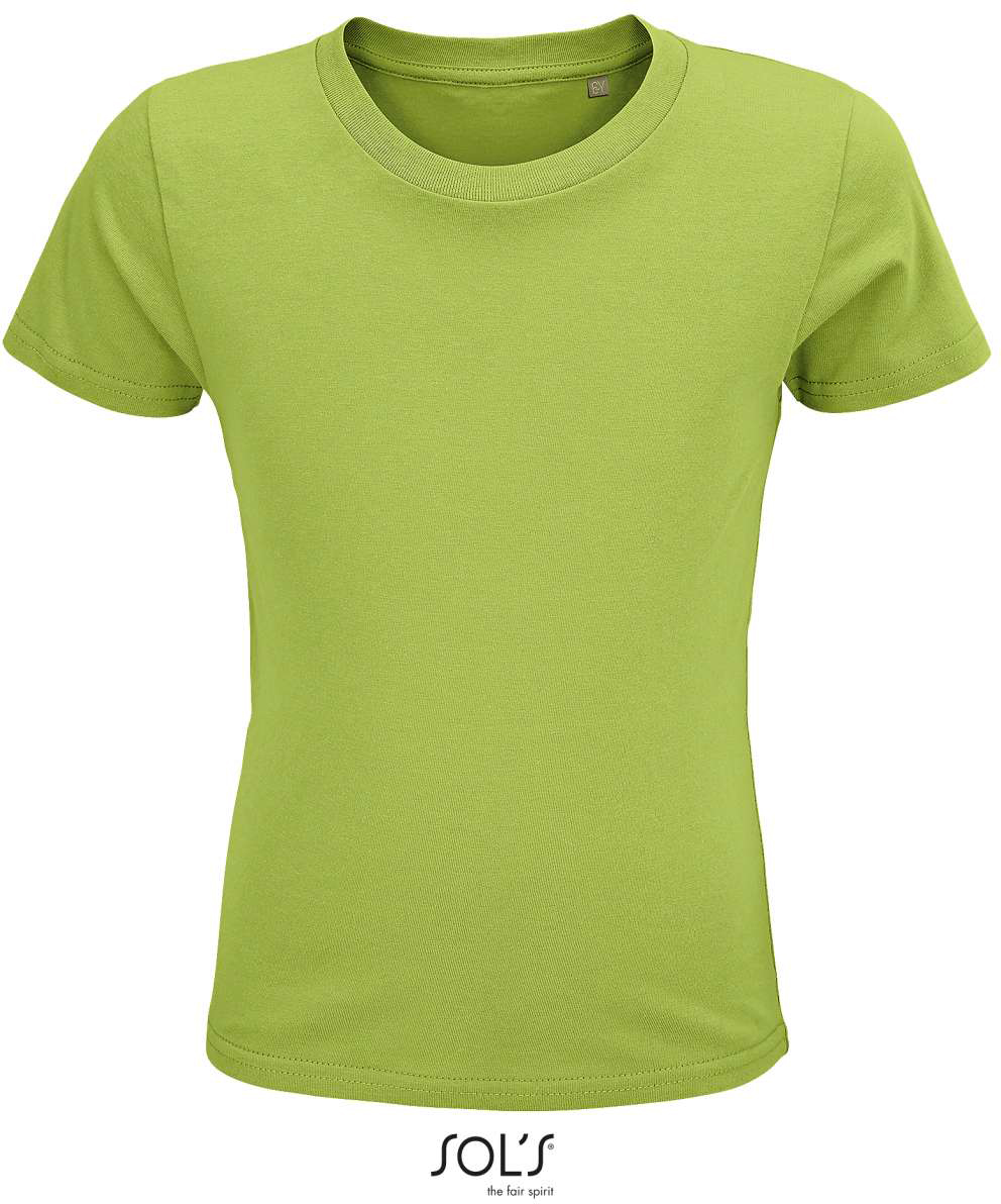 Sol's Crusader Kids - Round-neck Fitted Jersey T-shirt - zelená