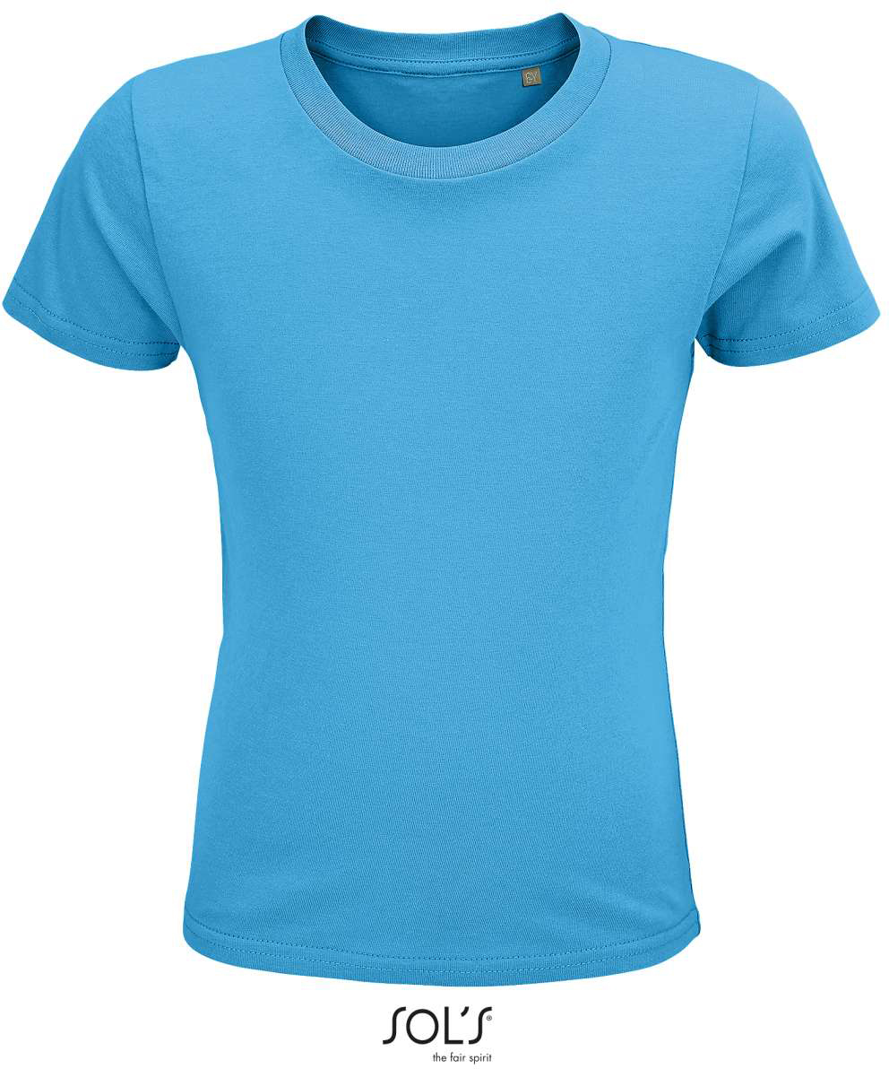 Sol's Crusader Kids - Round-neck Fitted Jersey T-shirt - blau