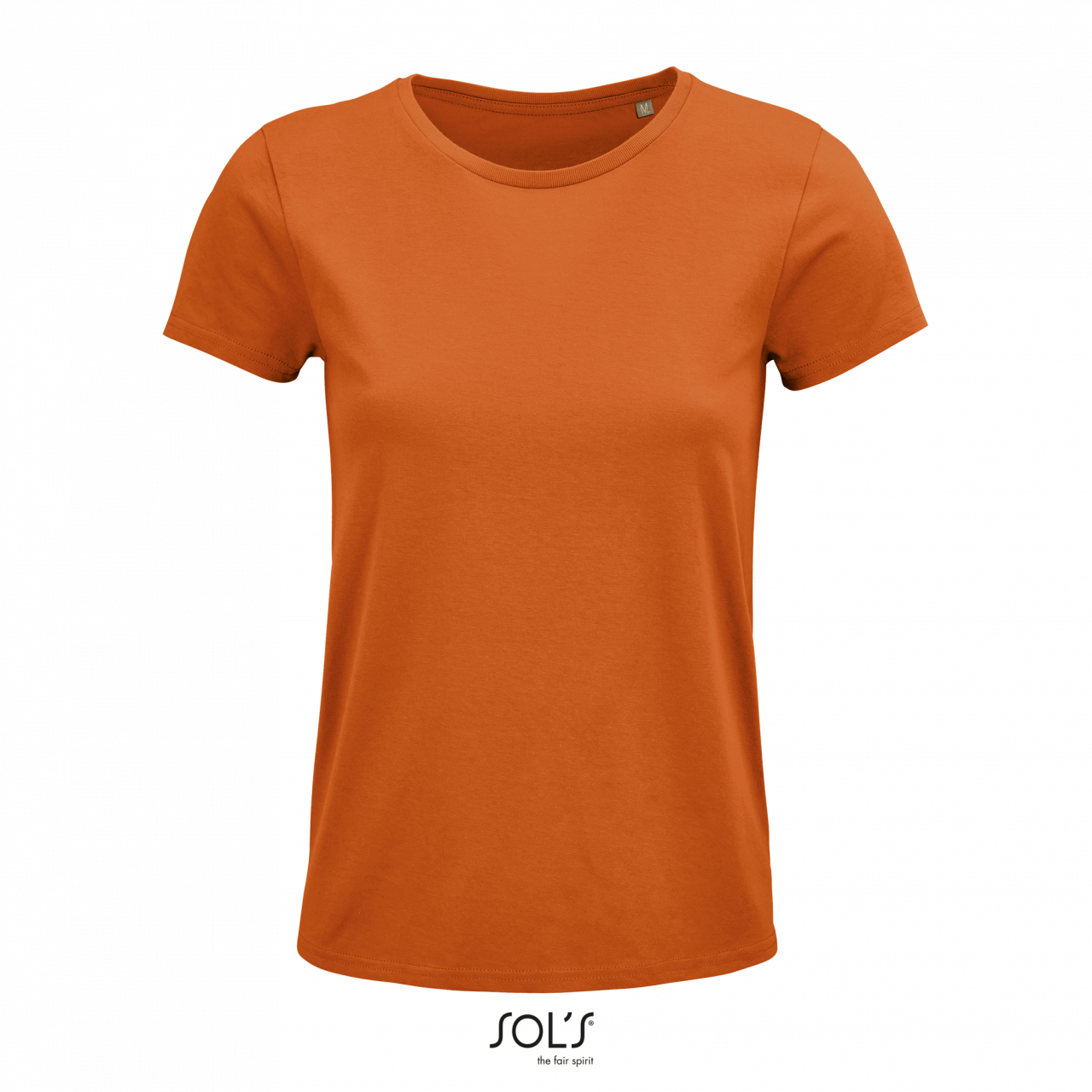 Sol's Crusader Women - Round-neck Fitted Jersey T-shirt - orange