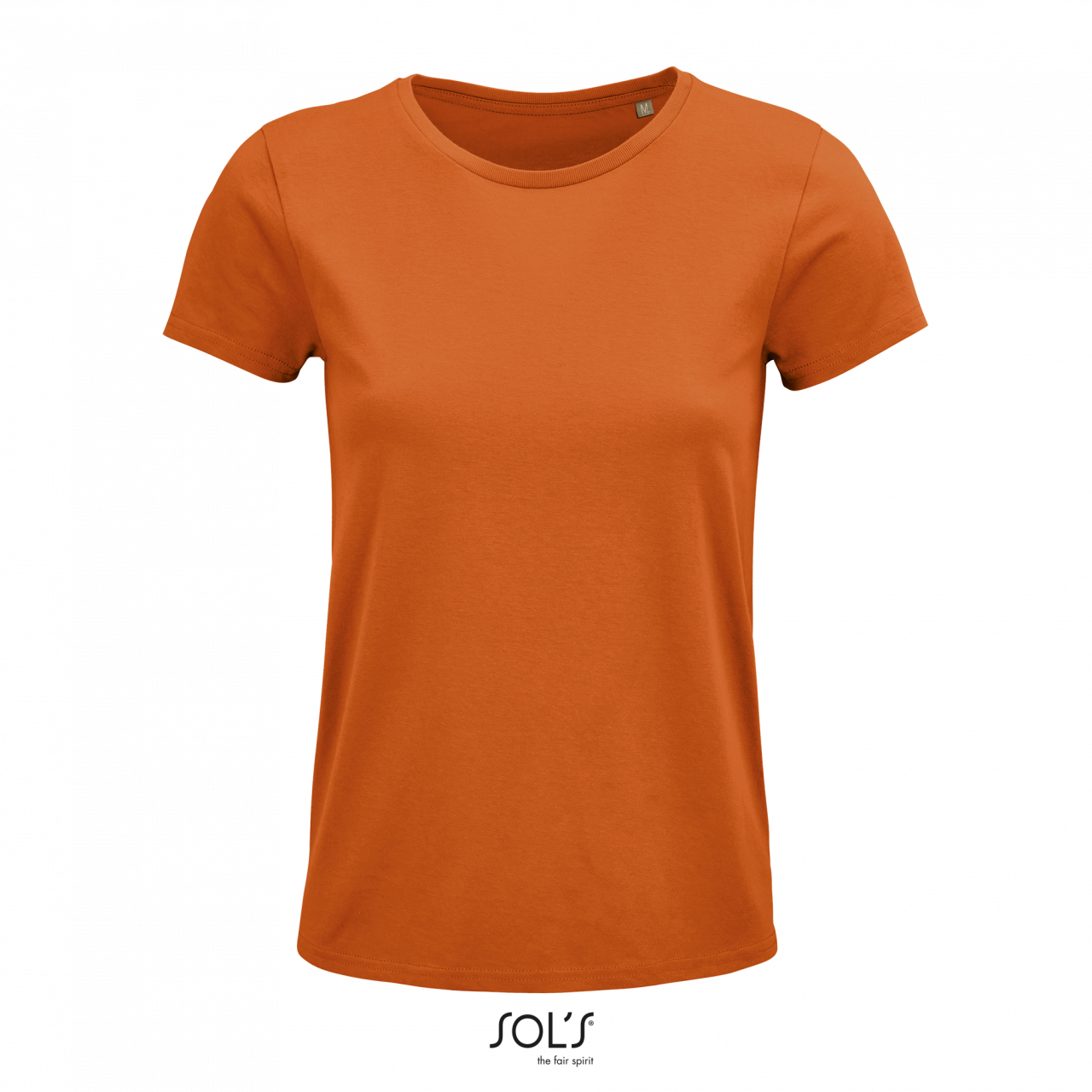 Sol's Crusader Women - Round-neck Fitted Jersey T-shirt - Orange