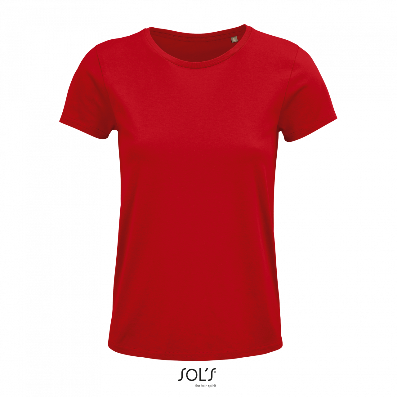 Sol's Crusader Women - Round-neck Fitted Jersey T-shirt - červená