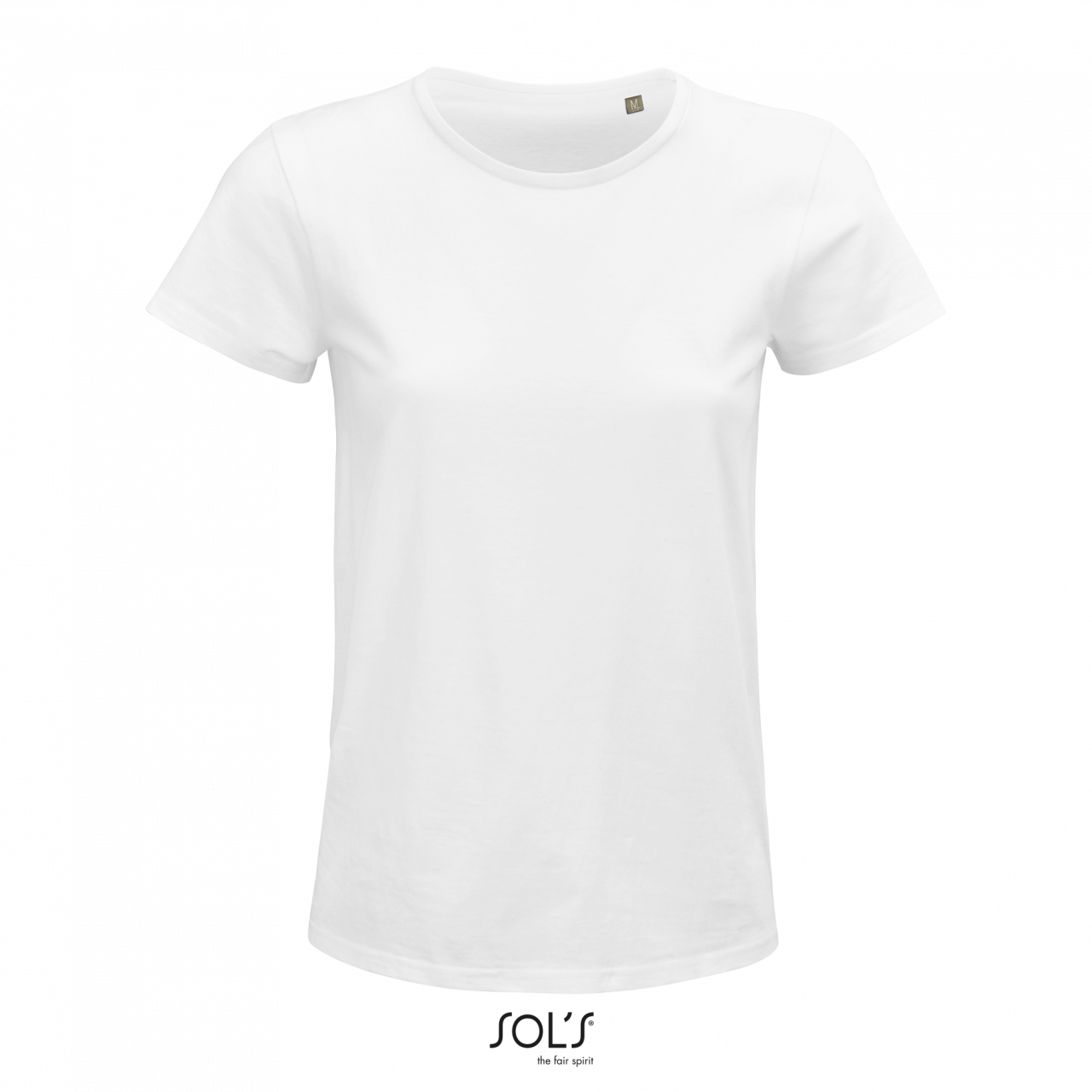 Sol's Crusader Women - Round-neck Fitted Jersey T-shirt - bílá