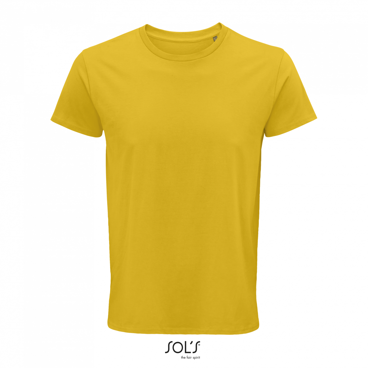 Sol's Crusader Men - Round-neck Fitted Jersey T-shirt - žlutá