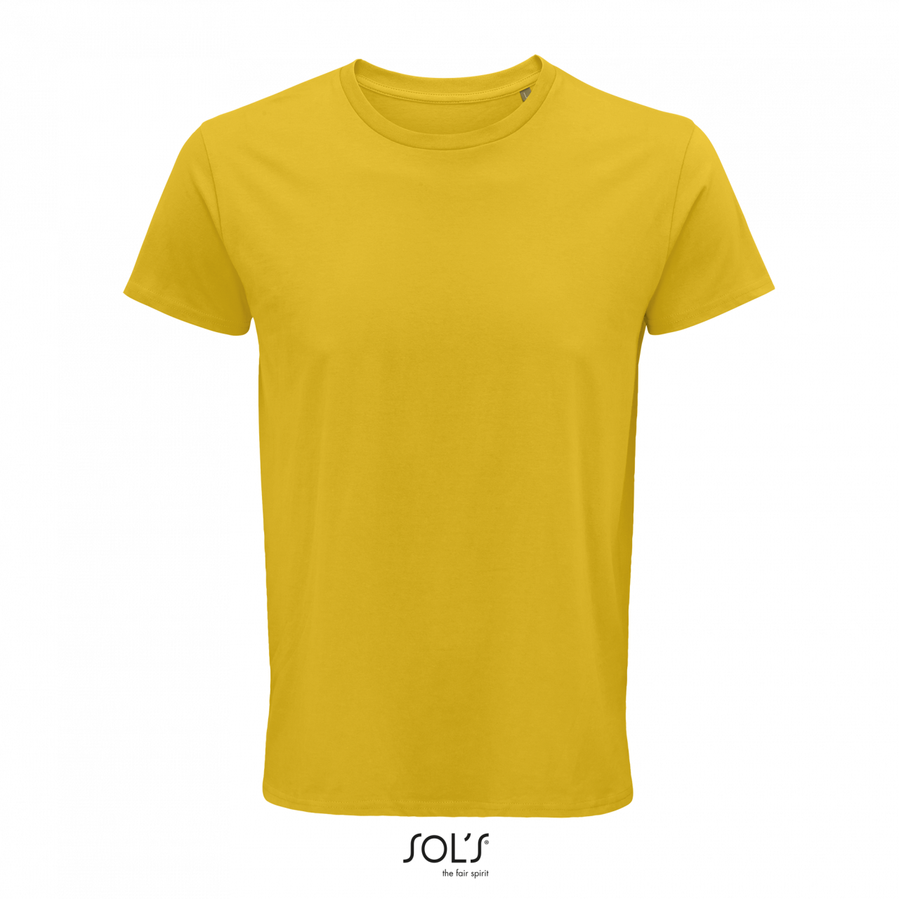 Sol's Crusader Men - Round-neck Fitted Jersey T-shirt - yellow