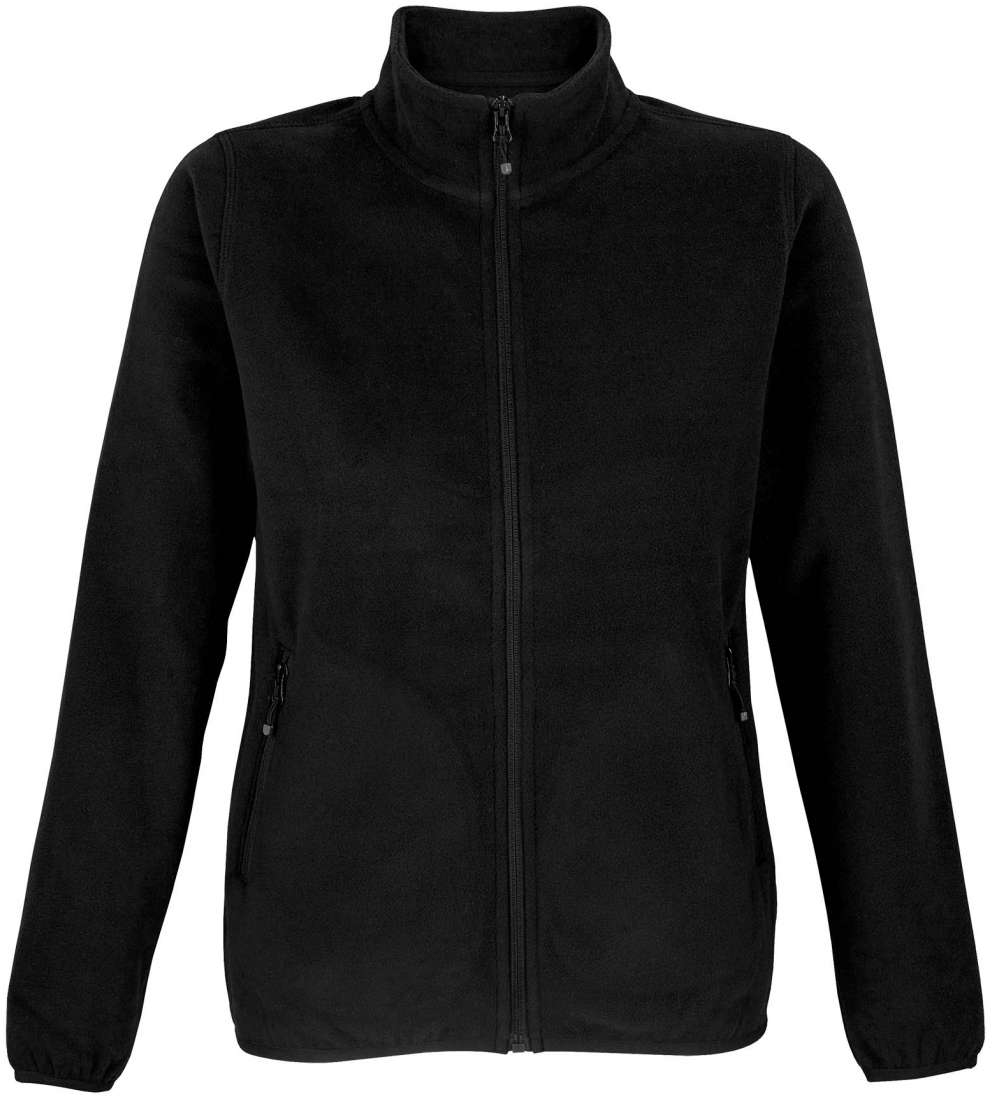 Sol's Factor Women - Microfleece Zip Jacket - černá