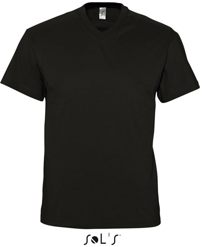 Sol's Victory - Men's V-neck T-shirt - black