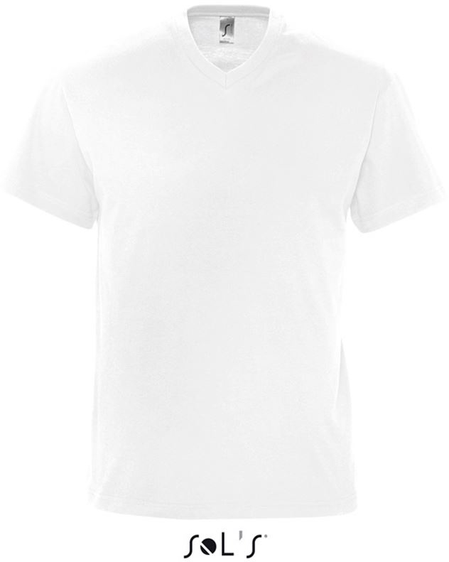 Sol's Victory - Men's V-neck T-shirt - bílá