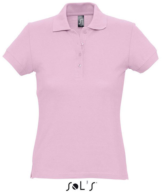 Sol's Passion - Women's Polo Shirt - Sol's Passion - Women's Polo Shirt - Light Pink