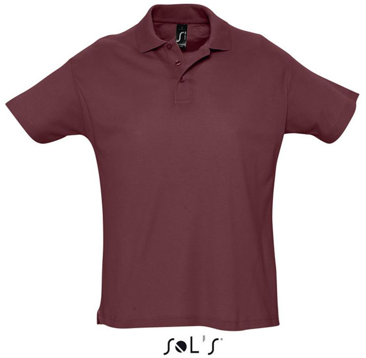 Sol's Summer Ii - Men's Polo Shirt - Sol's Summer Ii - Men's Polo Shirt - Maroon