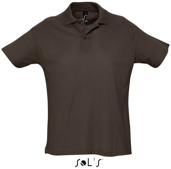 Sol's Summer Ii - Men's Polo Shirt - Sol's Summer Ii - Men's Polo Shirt - Dark Chocolate