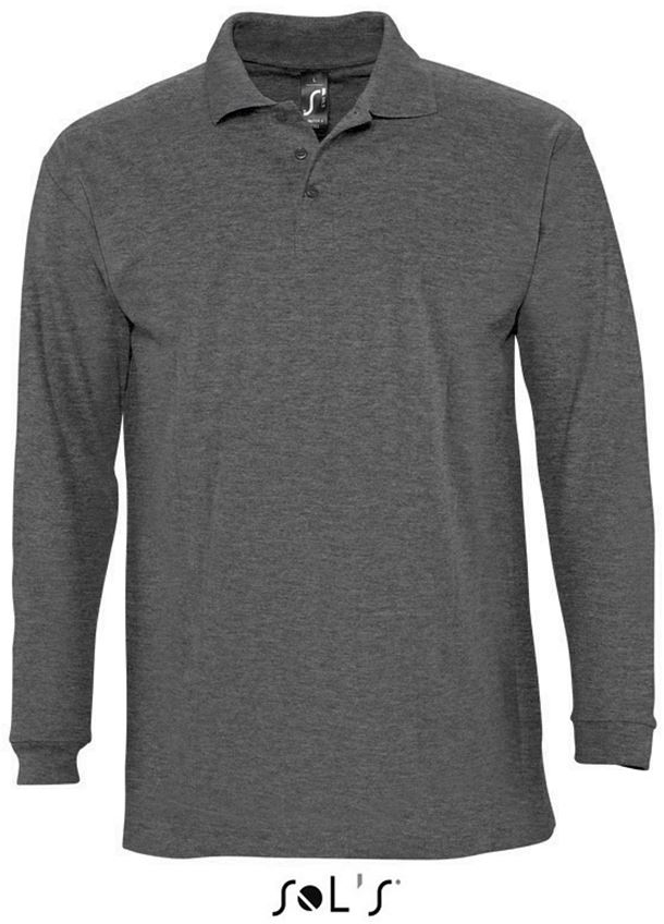 Sol's Winter Ii - Men's Polo Shirt - Sol's Winter Ii - Men's Polo Shirt - Dark Heather