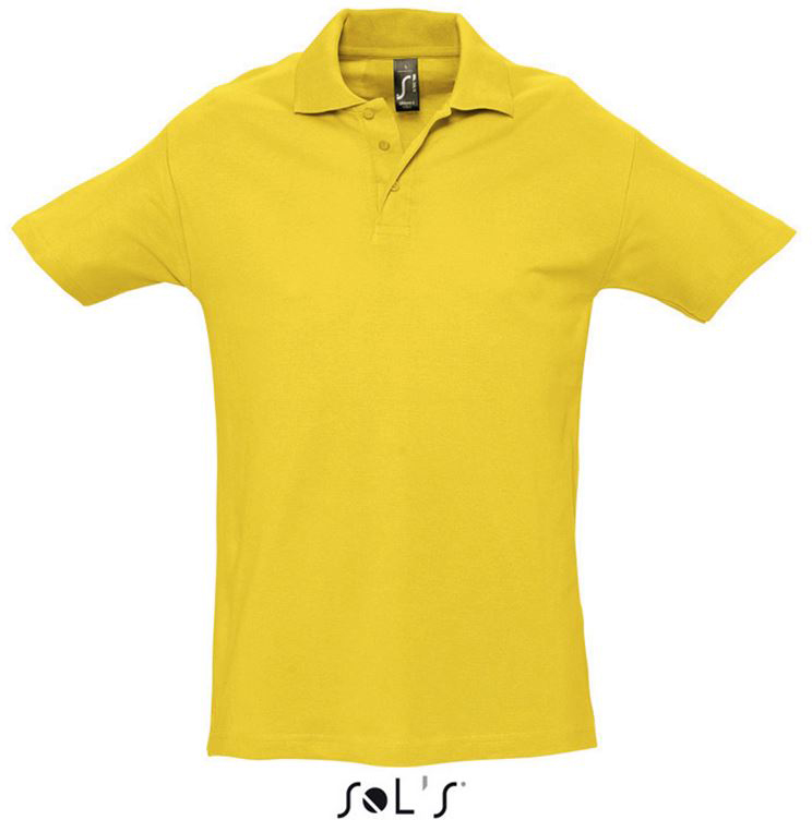 Sol's Spring Ii - Men’s Pique Polo Shirt - žltá