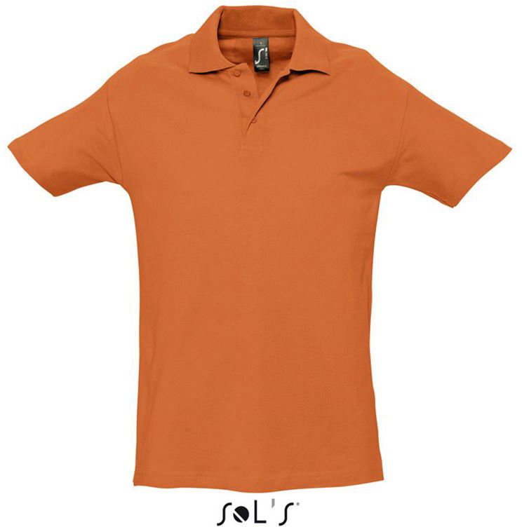 Sol's Spring Ii - Men’s Pique Polo Shirt - oranžová