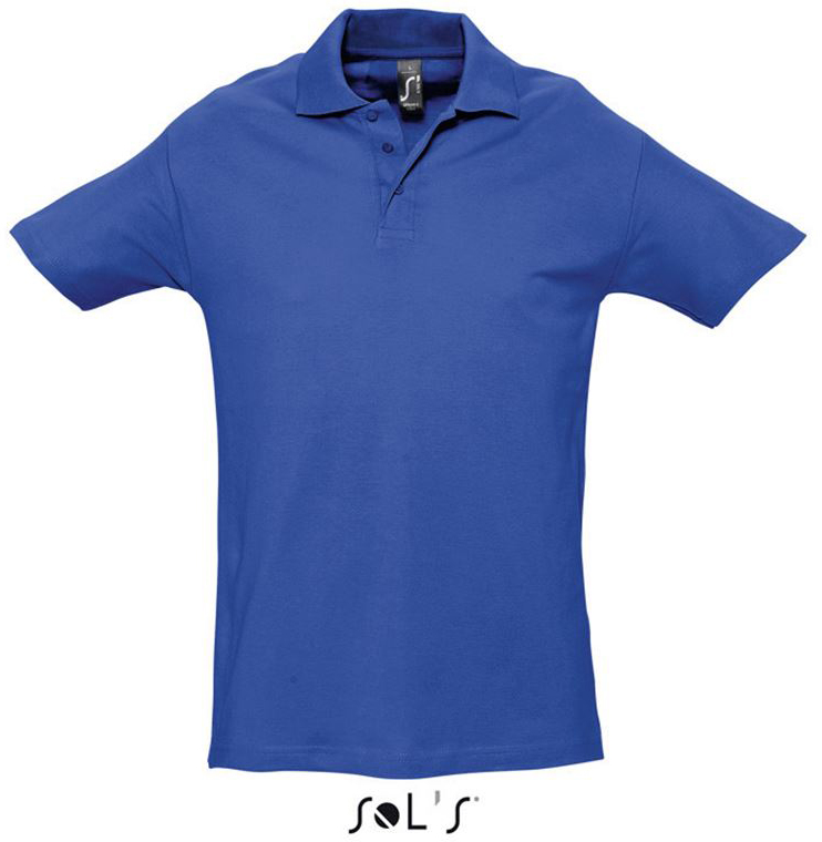 Sol's Spring Ii - Men’s Pique Polo Shirt - Sol's Spring Ii - Men’s Pique Polo Shirt - Royal