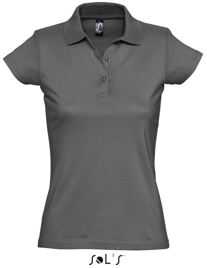 Sol's Prescott Women - Polo Shirt - Sol's Prescott Women - Polo Shirt - Charcoal