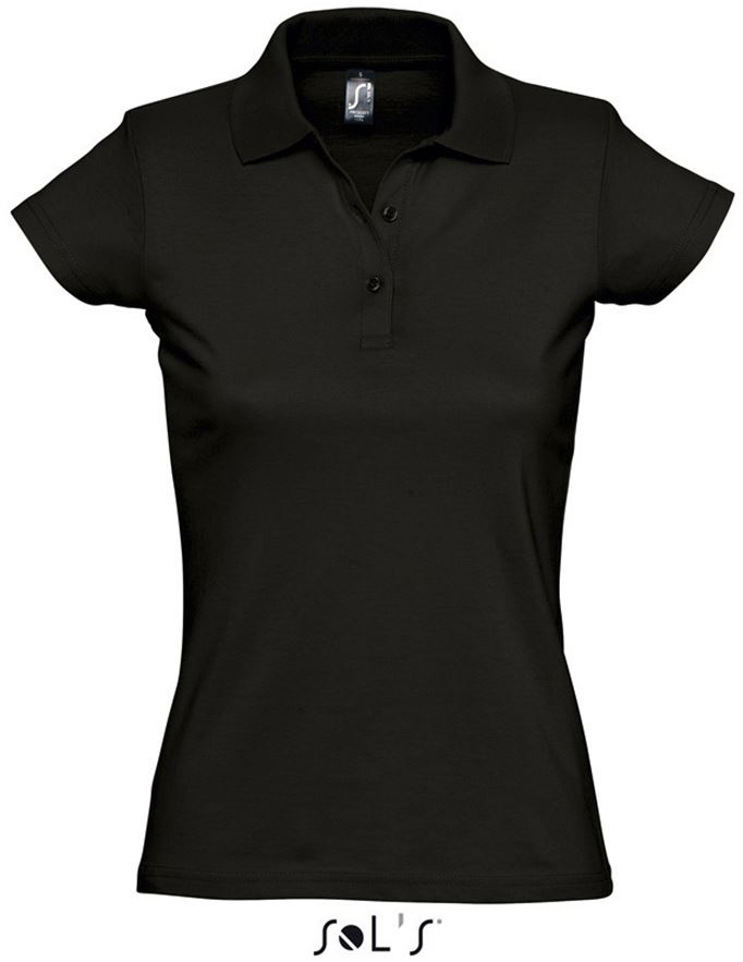 Sol's Prescott Women - Polo Shirt - Sol's Prescott Women - Polo Shirt - Black