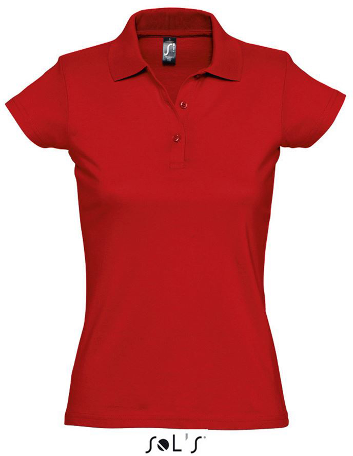 Sol's Prescott Women - Polo Shirt - Sol's Prescott Women - Polo Shirt - Red