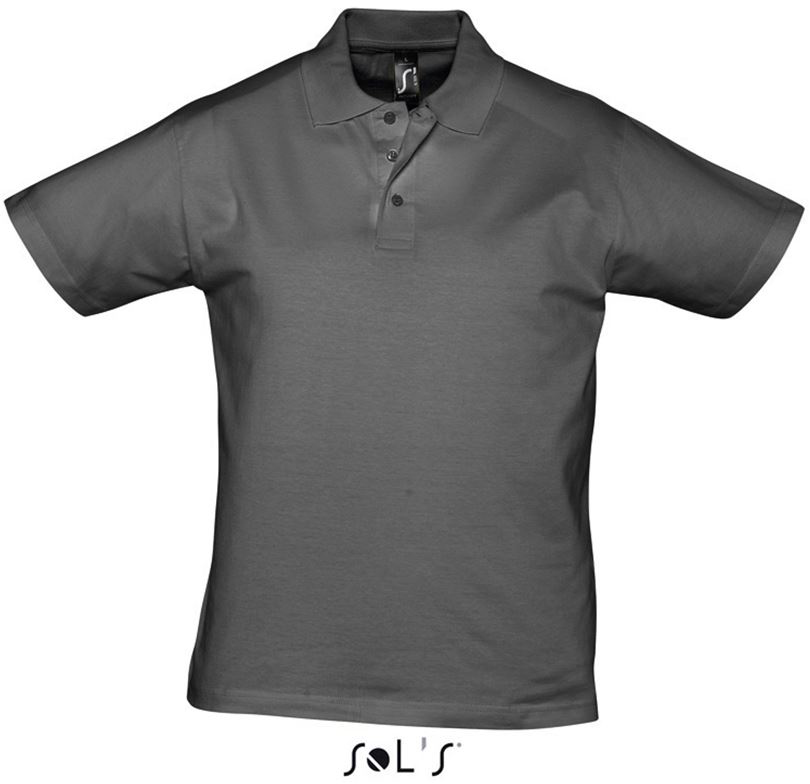 Sol's Prescott Men - Polo Shirt - Sol's Prescott Men - Polo Shirt - Charcoal