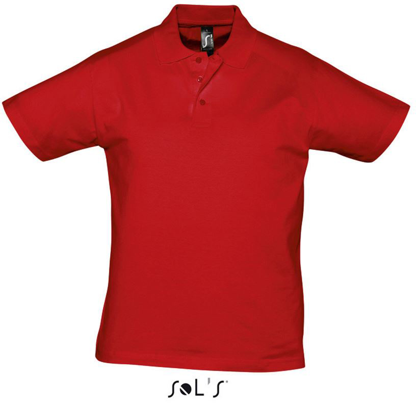Sol's Prescott Men - Polo Shirt - Sol's Prescott Men - Polo Shirt - Red