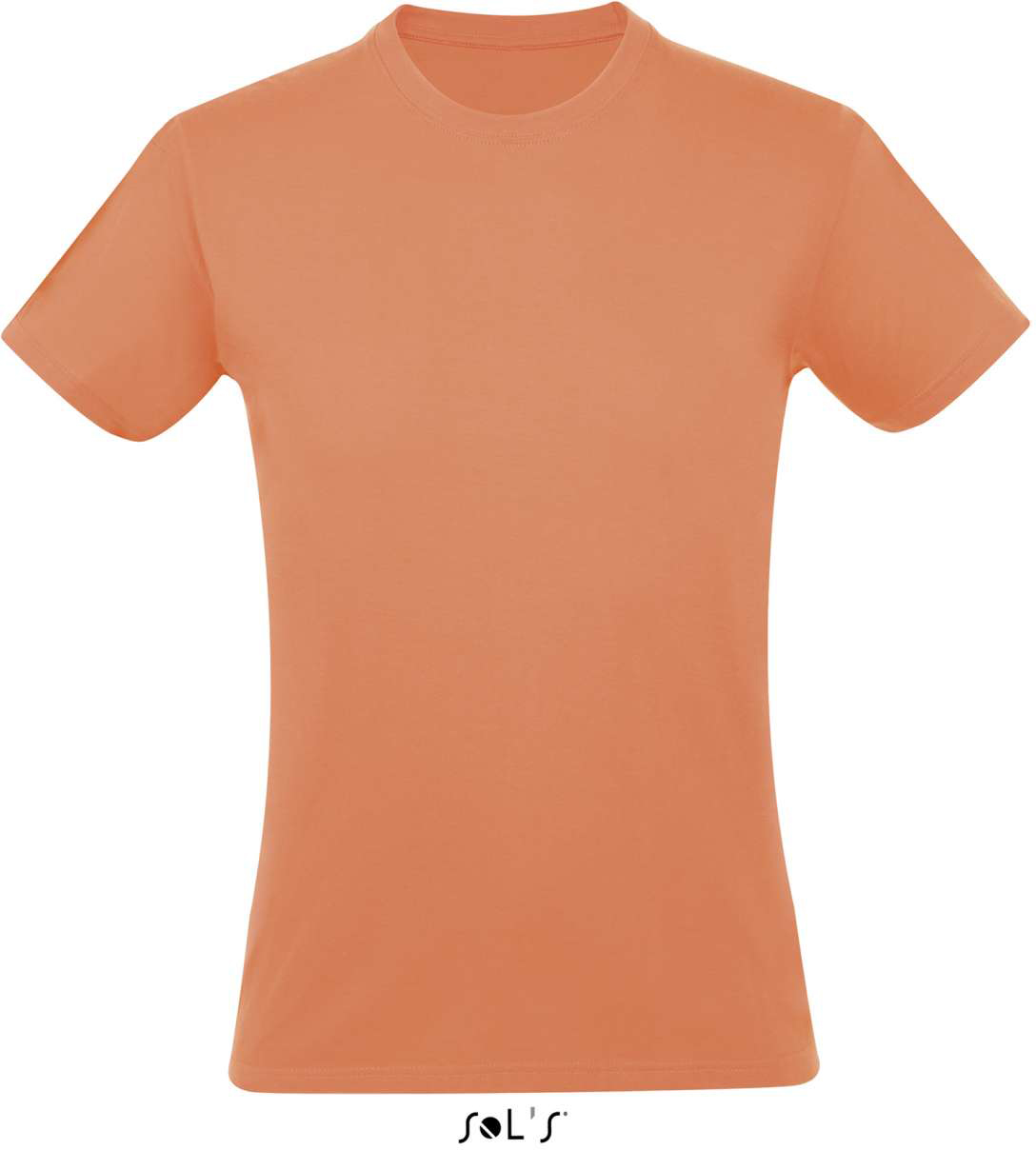 Sol's Regent - Unisex Round Collar T-shirt - oranžová