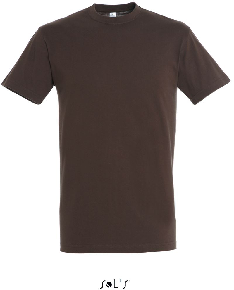Sol's Regent - Unisex Round Collar T-shirt - hnědá