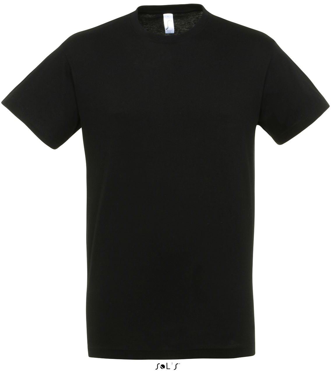 Sol's Regent - Unisex Round Collar T-shirt - black