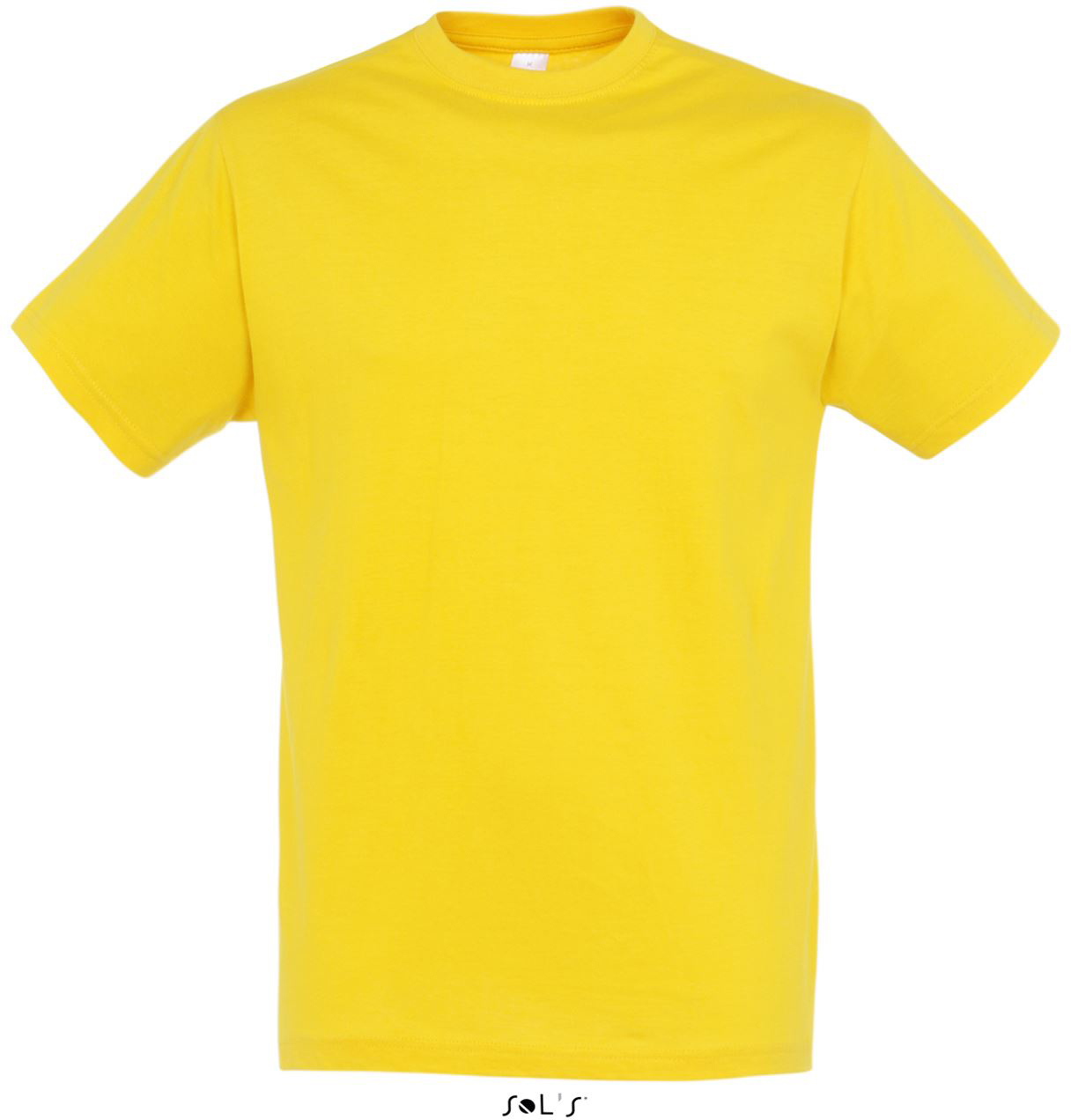 Sol's Regent - Unisex Round Collar T-shirt - žlutá