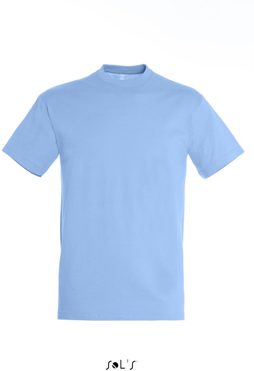 Sol's Regent - Unisex Round Collar T-shirt - modrá