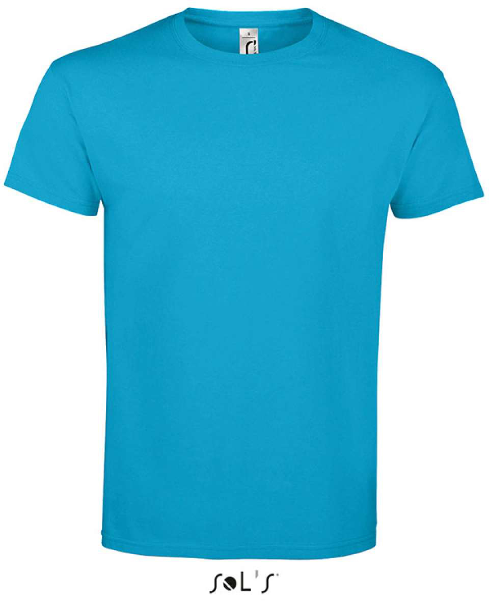 Sol's imperial - Men's Round Collar T-shirt - blau