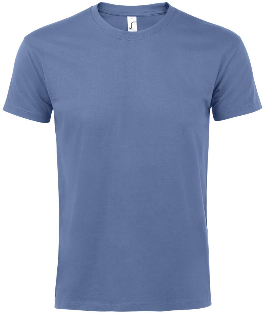 Sol's imperial - Men's Round Collar T-shirt - modrá