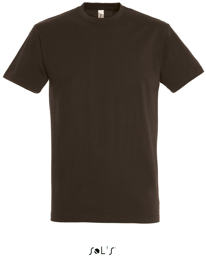 Sol's imperial - Men's Round Collar T-shirt - hnedá