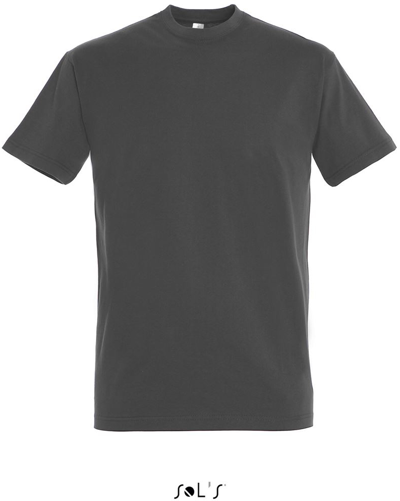 Sol's imperial - Men's Round Collar T-shirt - šedá