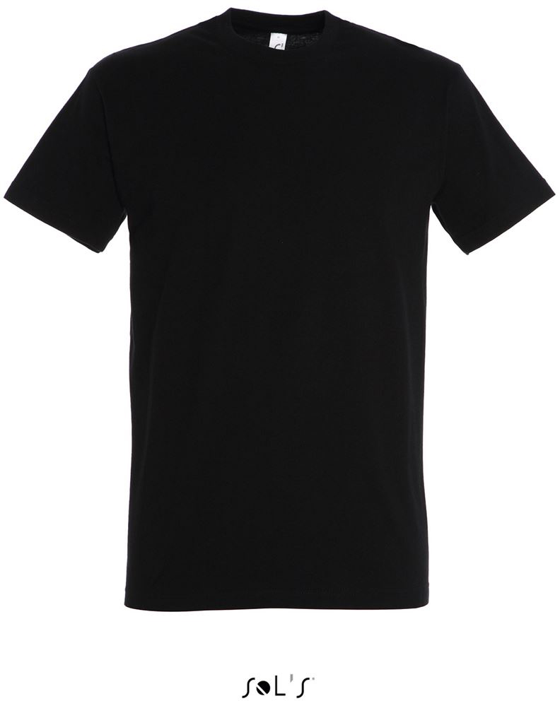 Sol's imperial - Men's Round Collar T-shirt - Sol's imperial - Men's Round Collar T-shirt - Black