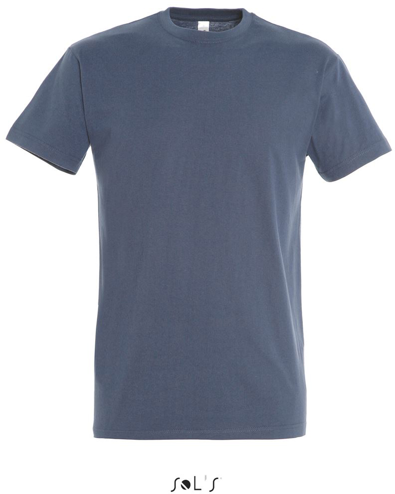 Sol's imperial - Men's Round Collar T-shirt - blau