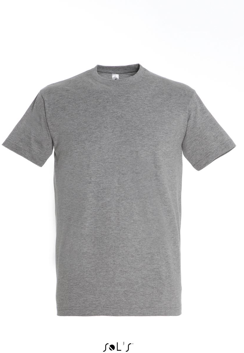 Sol's imperial - Men's Round Collar T-shirt - šedá