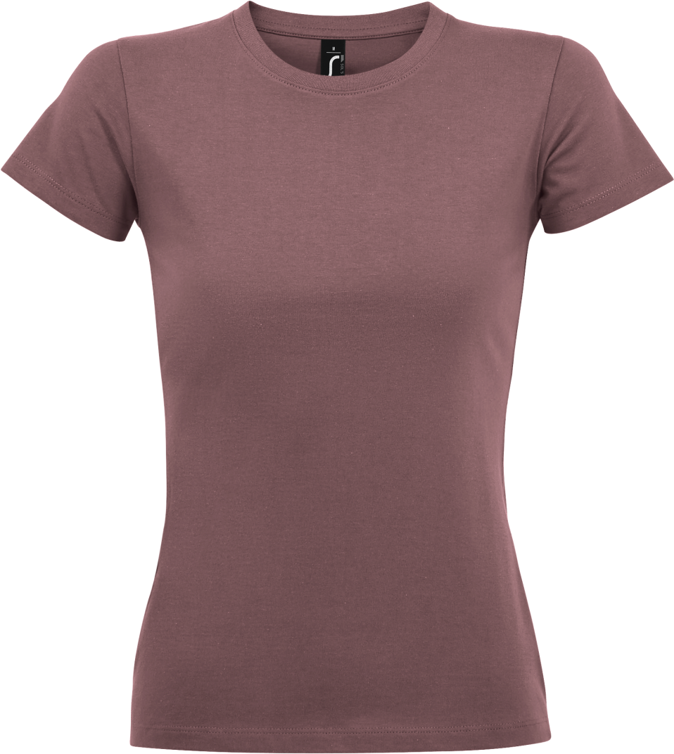 Sol's imperial Women - Round Collar T-shirt - fialová