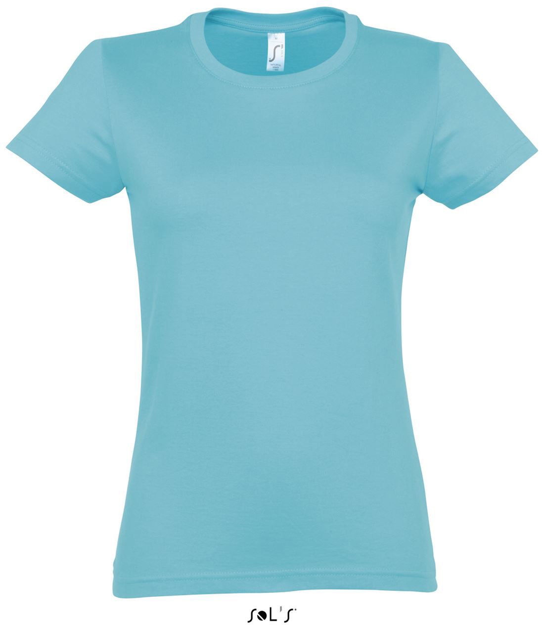 Sol's imperial Women - Round Collar T-shirt - modrá