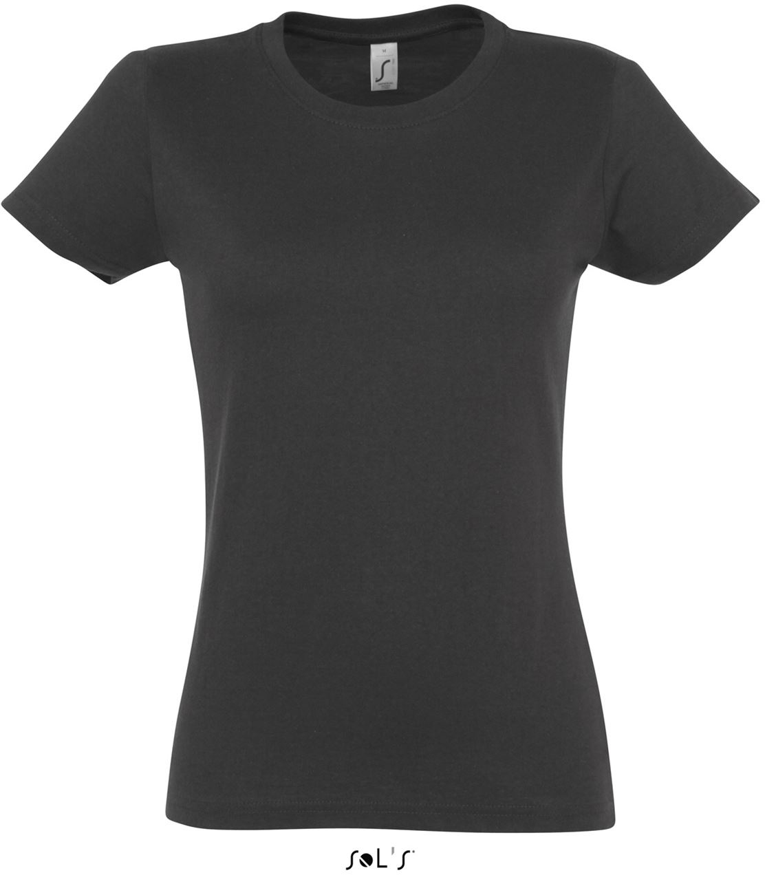 Sol's imperial Women - Round Collar T-shirt - šedá