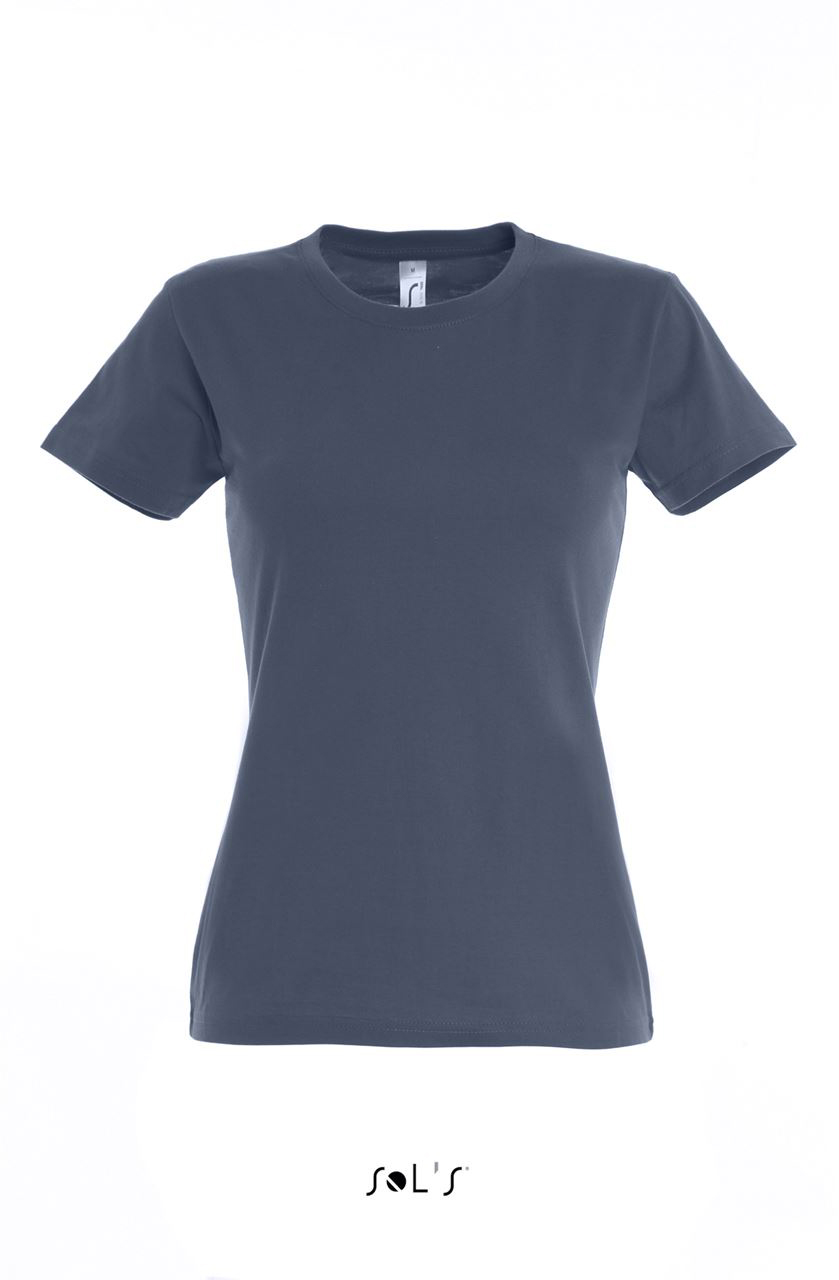 Sol's imperial Women - Round Collar T-shirt - Sol's imperial Women - Round Collar T-shirt - Blue Dusk