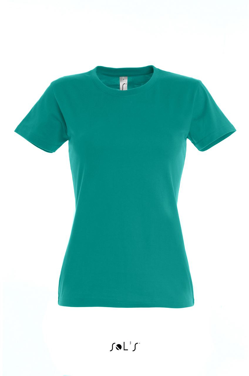Sol's imperial Women - Round Collar T-shirt - zelená