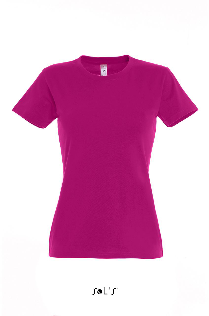 Sol's imperial Women - Round Collar T-shirt - pink