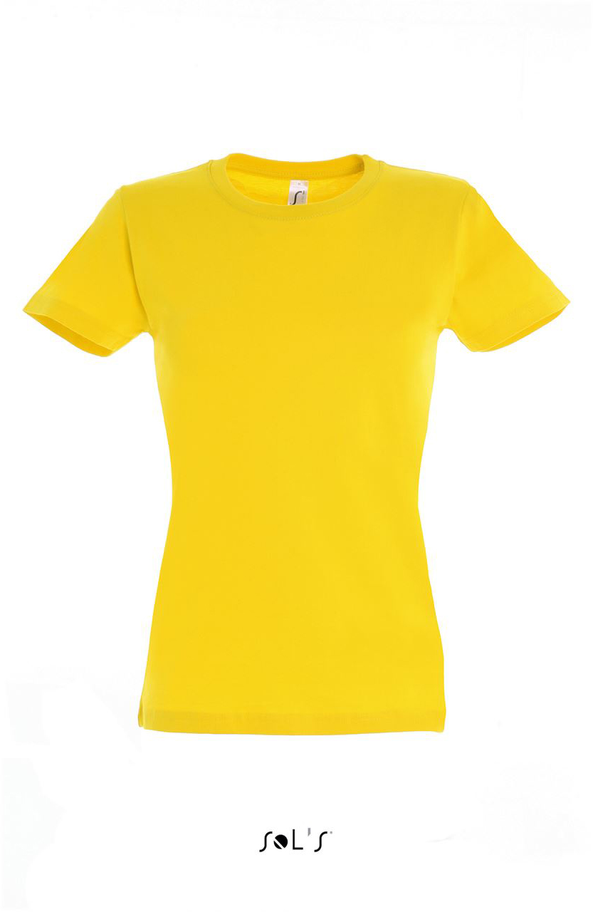 Sol's imperial Women - Round Collar T-shirt - yellow