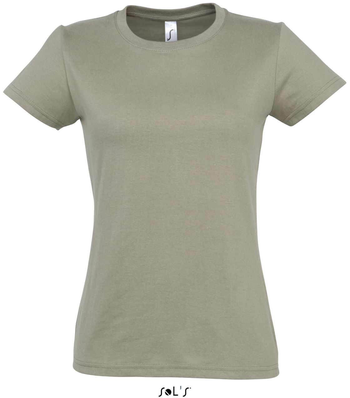 Sol's imperial Women - Round Collar T-shirt - zelená